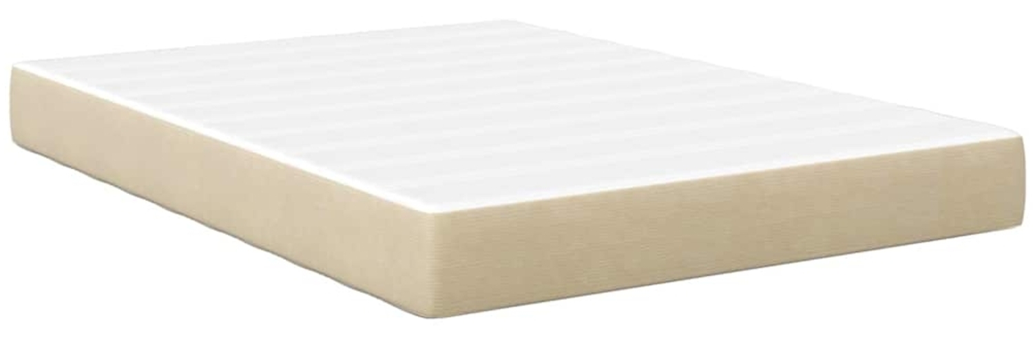 vidaXL Bettmatratze mit Matratze Grün 160 x 200 cm Stoff 42008300 Bild 1