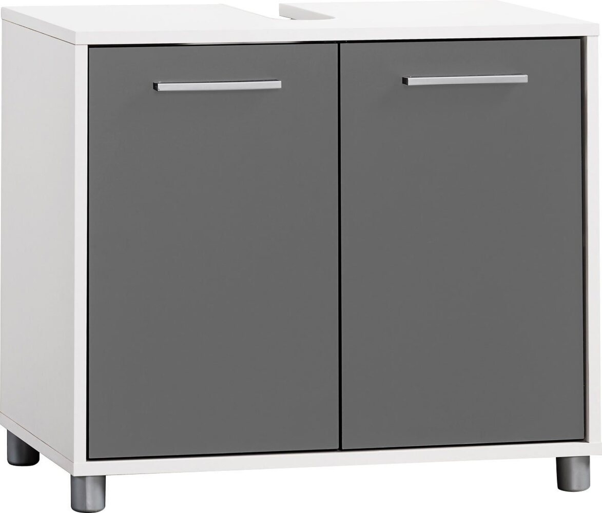 Procontour Waschbeckenunterschrank Betty Breite 64 cm, mit Einlegeboden, Badezimmerschrank WBU Badmöbel Bild 1