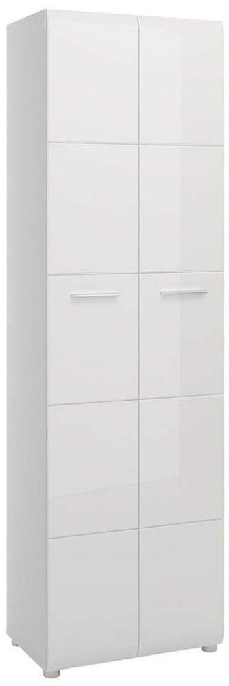 Garderobenschrank in weiß Hochglanz MALABO-129 Bild 1