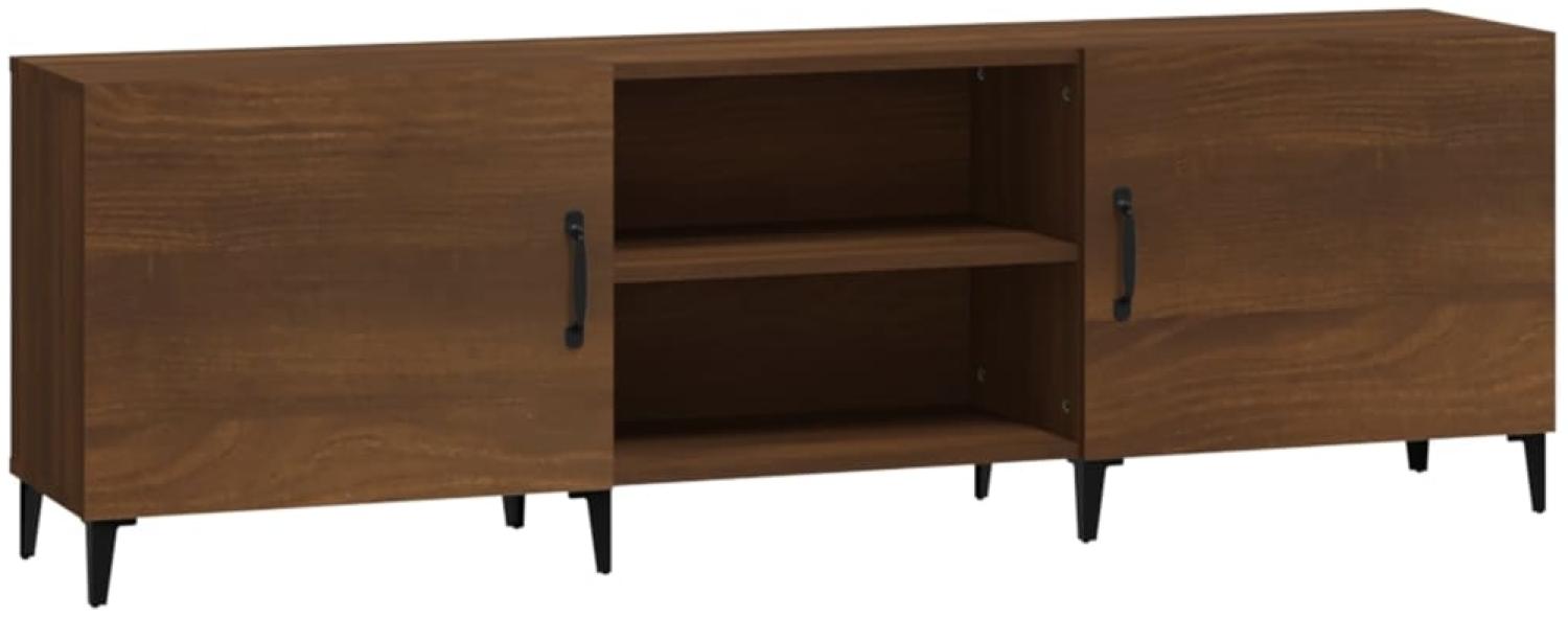 TV-Schrank Braun Eichen-Optik 150 x 30 x 50 cm Holzwerkstoff [817506] Bild 1