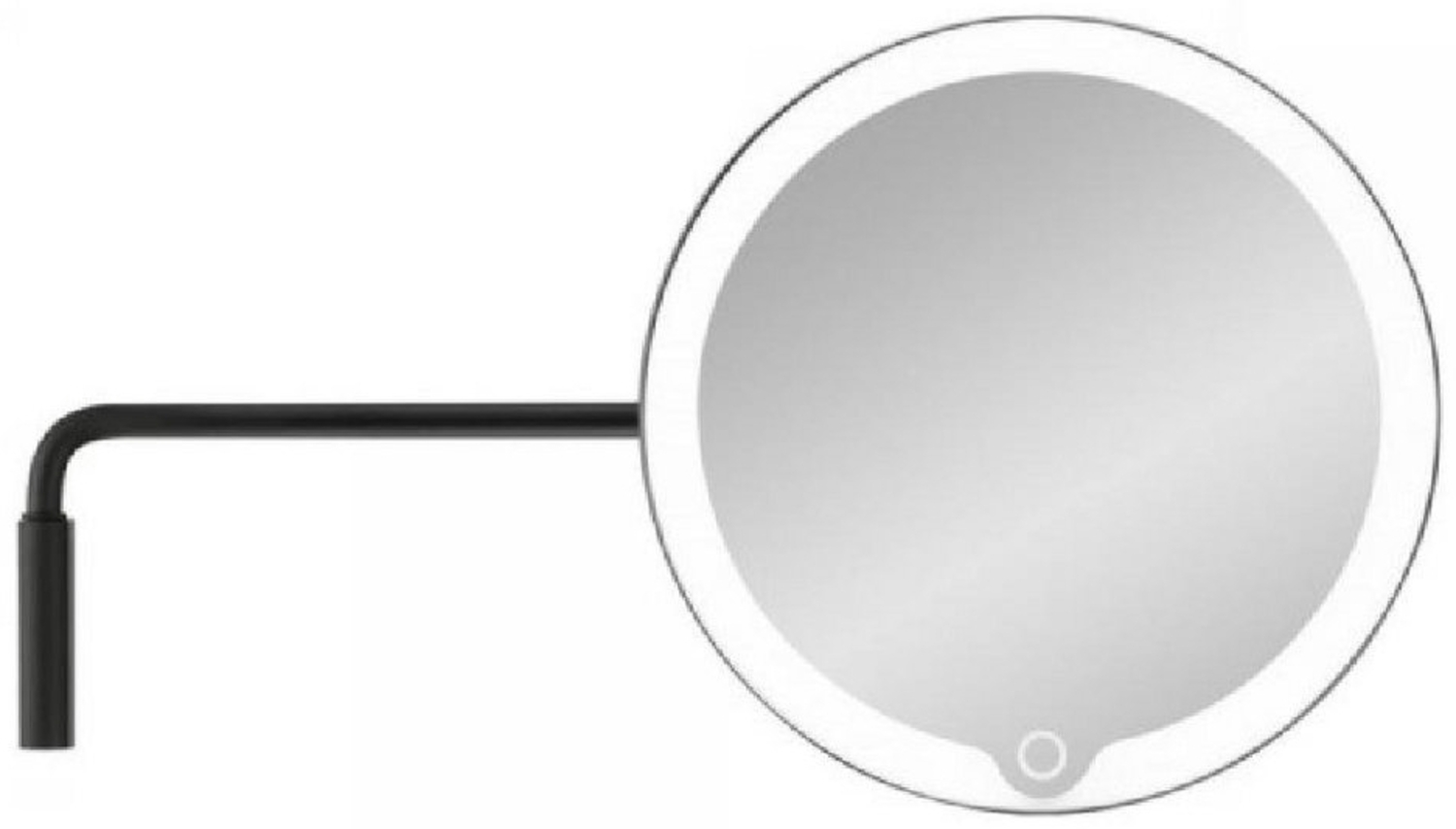 blomus Spiegel LED Kosmetikspiegel Modo Black mit Wandhalterung Bild 1