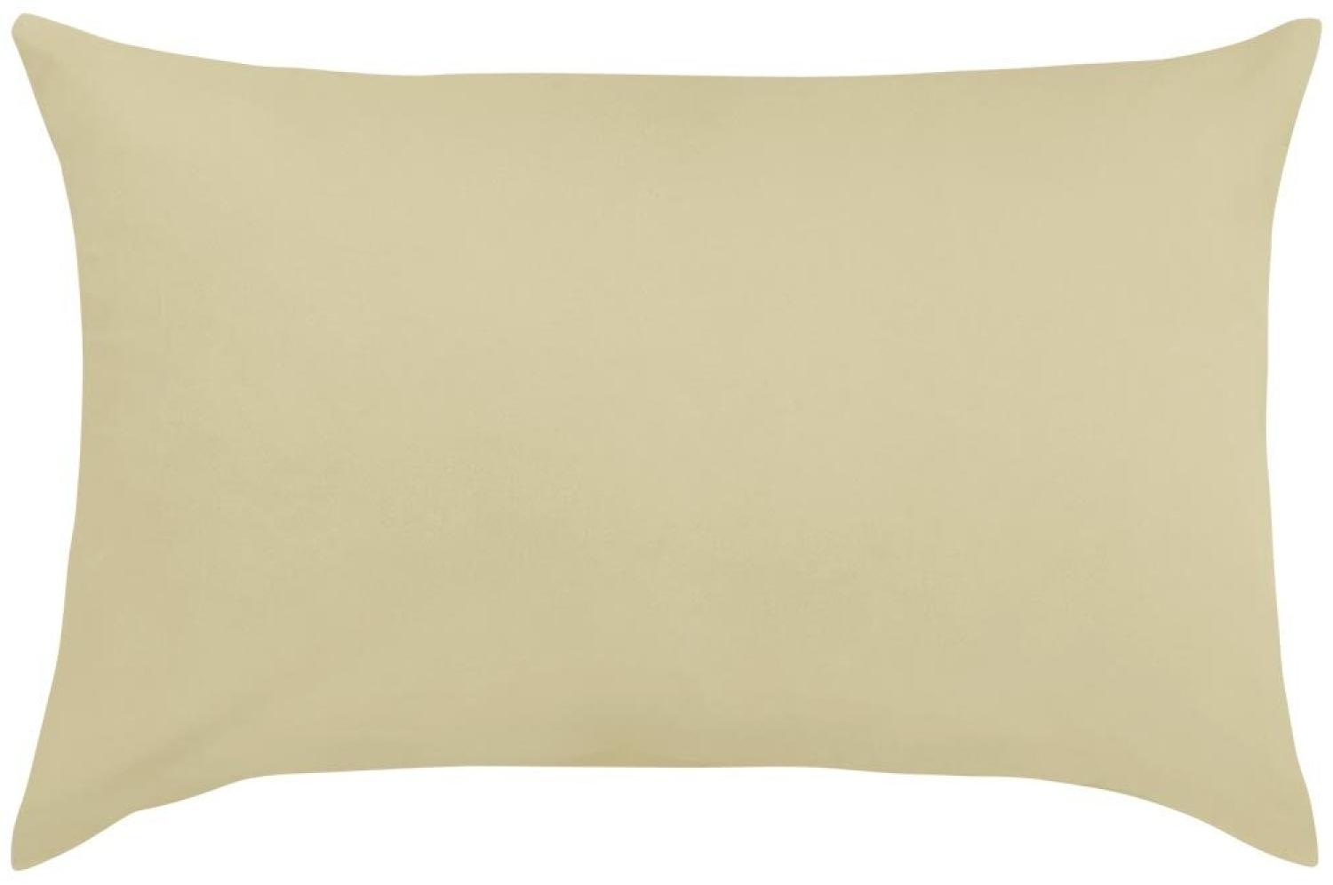 Traumschlaf Basic Single Jersey Kissenbezug|40x60 cm| taupe Bild 1