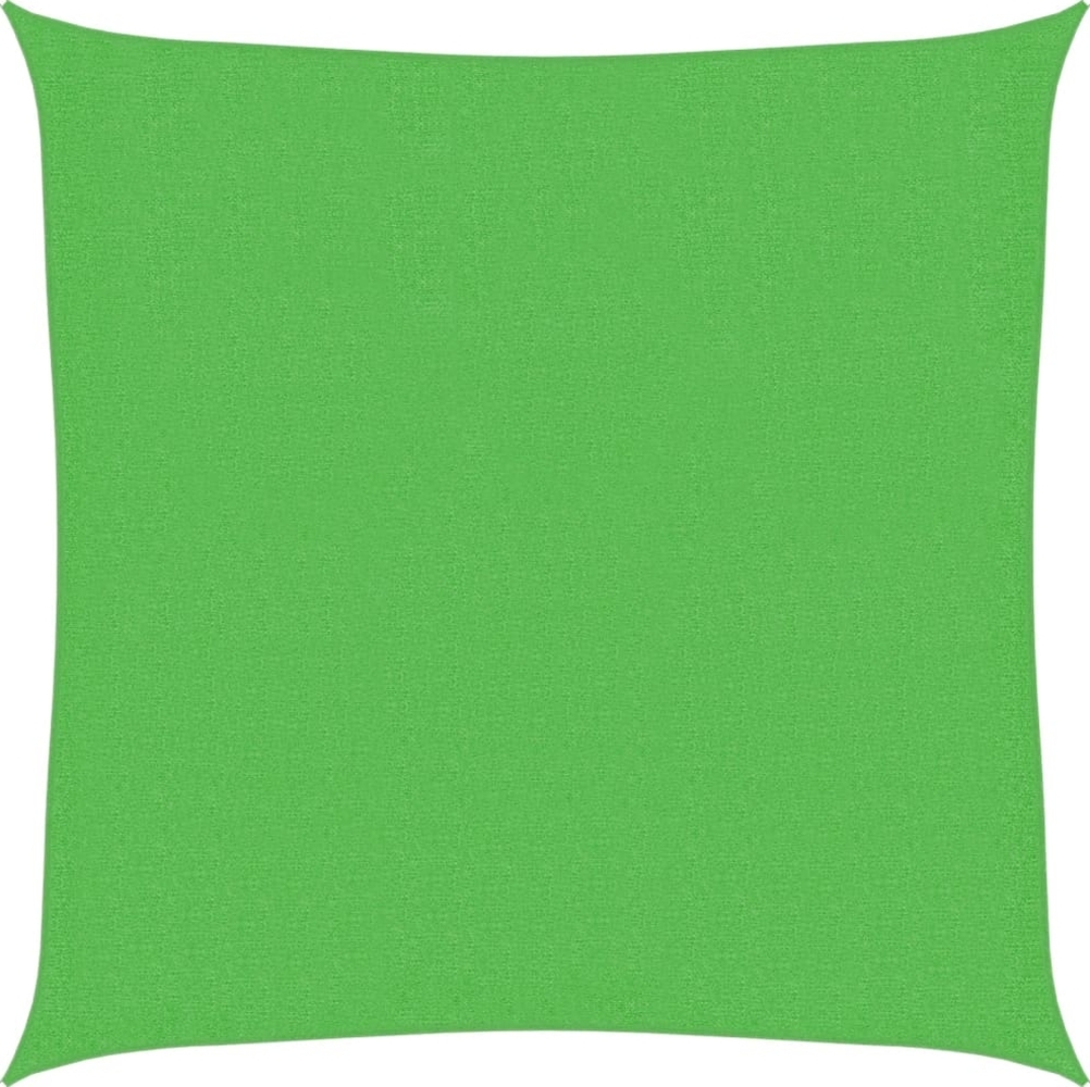 vidaXL Sonnensegel 160 g/m² Hellgrün 2,5x2,5 m HDPE 311273 Bild 1