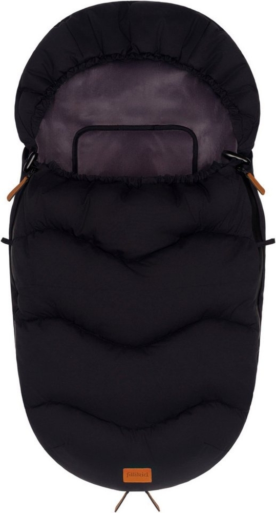 Fillikid Fußsack Nuptse Gr. 0 Winterfußsack, schwarz Bild 1