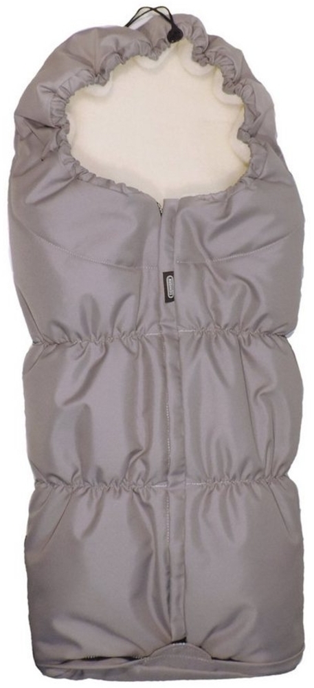 Eichhorn Kinderwagen Fußsack Mumien-Winterfußsack mit vorgenähten Gurtschlitzen (warmer Schlafsack/Fußsack für Kinderwagen und Buggys, Teddyfell (waschbar), innen folierter Fußbereich, Reißverschluss und Kordelzug Bild 1