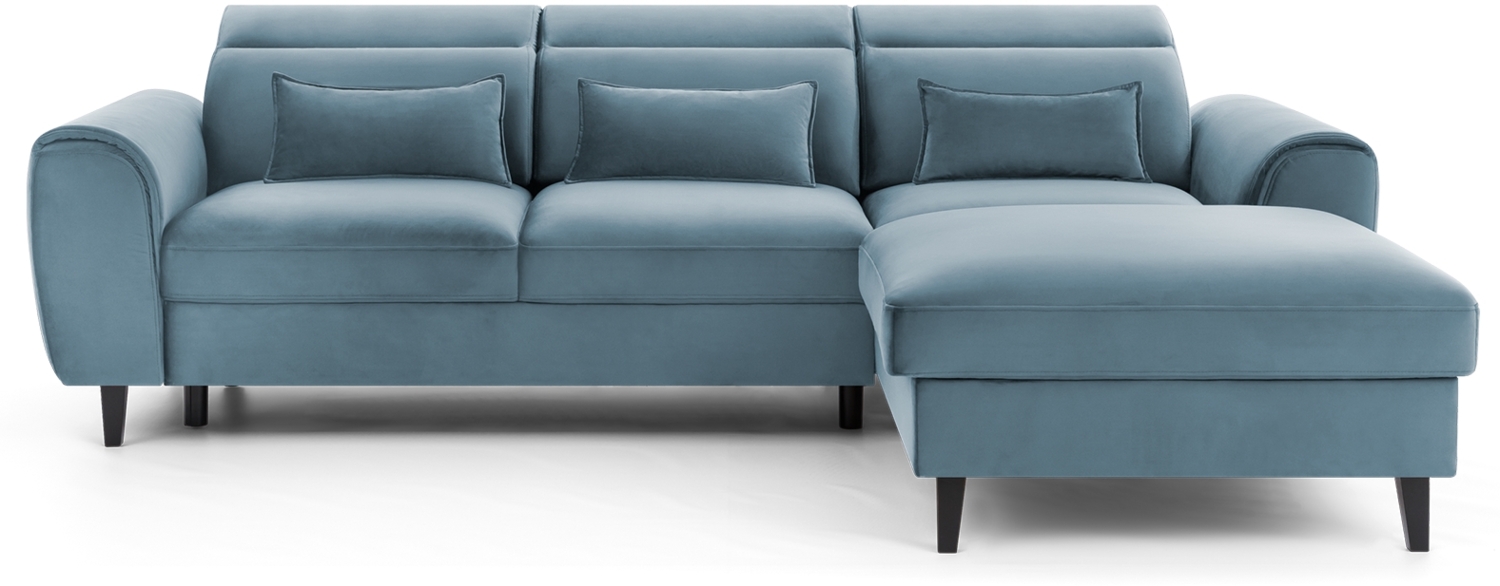 Foble, Ecksofa, Eckcouch, Blau Bild 1