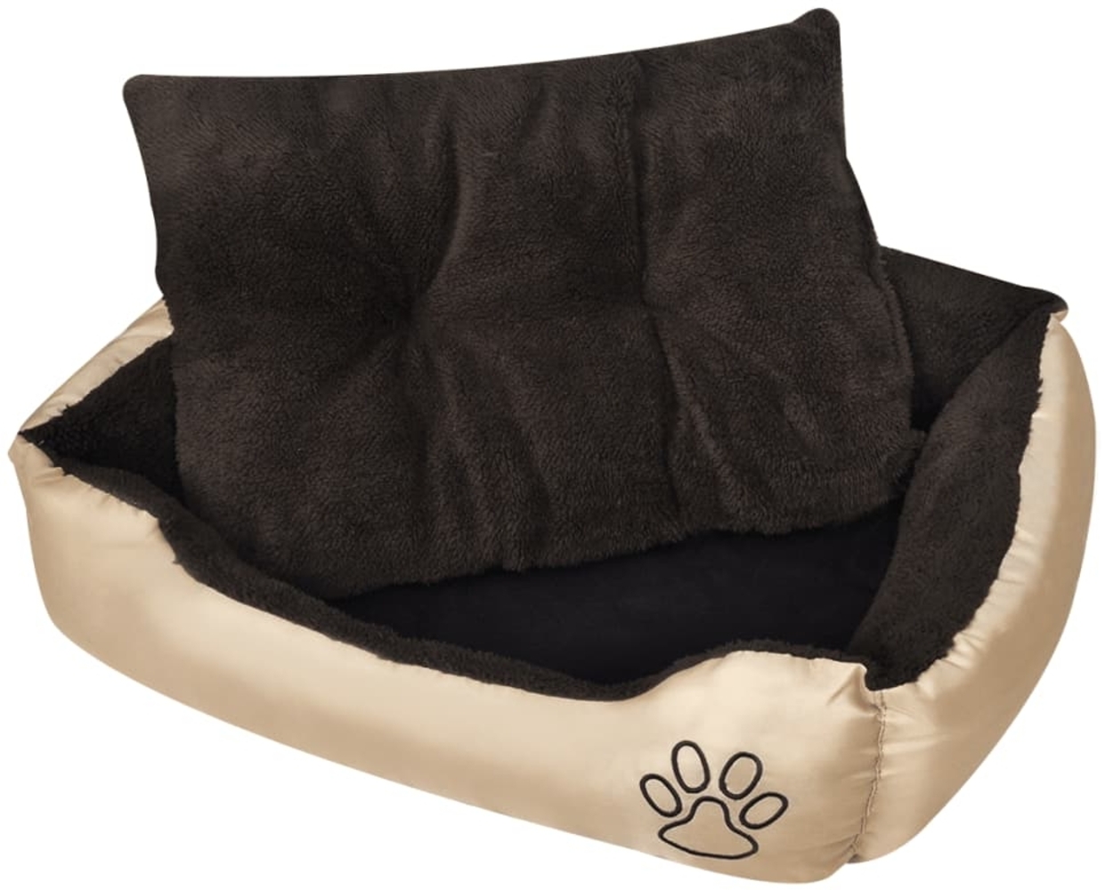 vidaXL Warmes Hundebett mit Polsterkissen M Bild 1