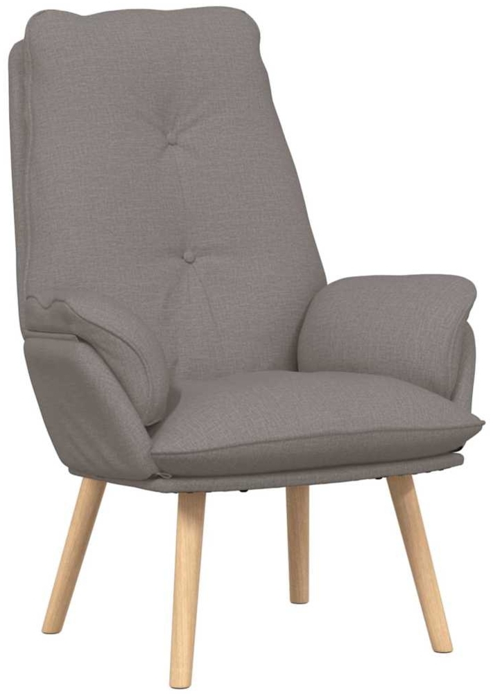 vidaXL Sessel Taupe 69 x 74 x 93 cm Sherpa-Stoff 42001856 Bild 1