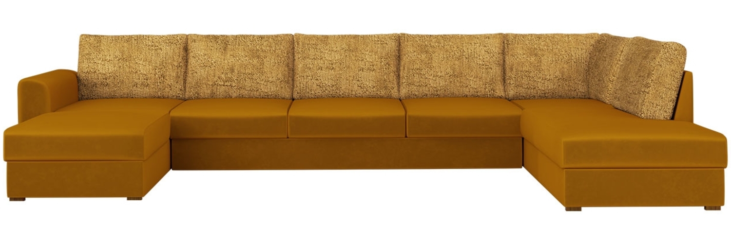 Ecksofa Wilma Large Premium, 2 Bettkasten und Schlaffunktion (Magic Velvet 2215 + Magic Velvet 2215 + MIU 2045, Seite: Rechts) Bild 1