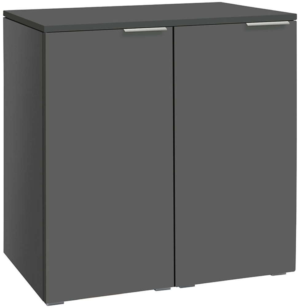 Hasena Kommode Portina anthrazit Anthrazit zerlegt Bild 1