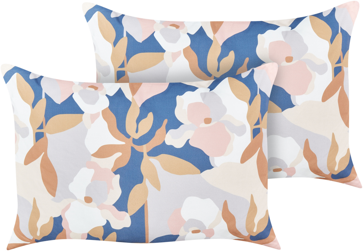 Gartenkissen 2er Set Blumenmuster VEREZZI 40 x 60 cm Bunt Bild 1