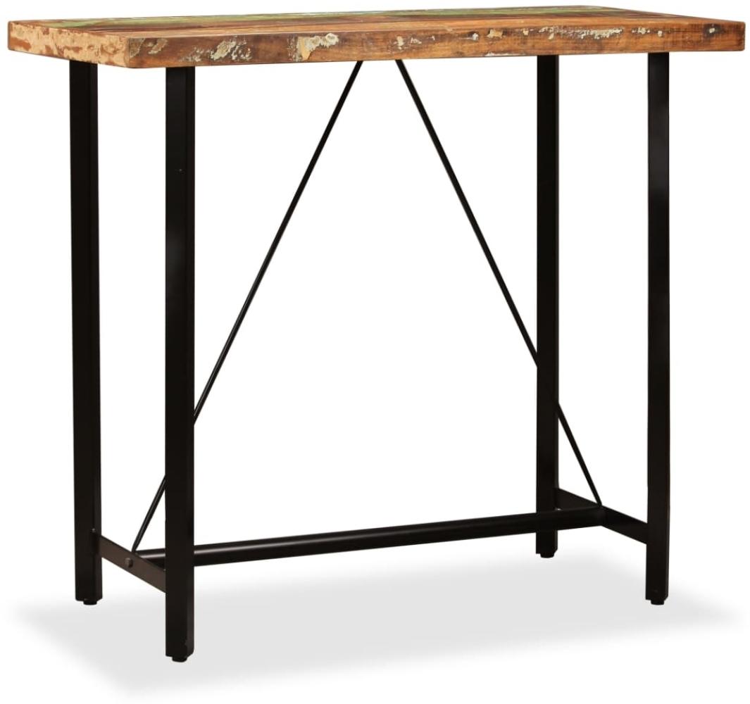 Stehtisch >295480< (LxBxH: 120 x 60 x 107 cm) in recycle Optik - 120 x 60 x 107 (LxBxH) Bild 1