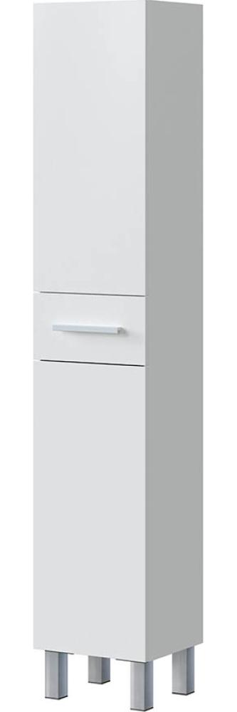 Hochschrank >ATHENA< in weiß glänzend - 35x182x31 (BxHxT) Bild 1