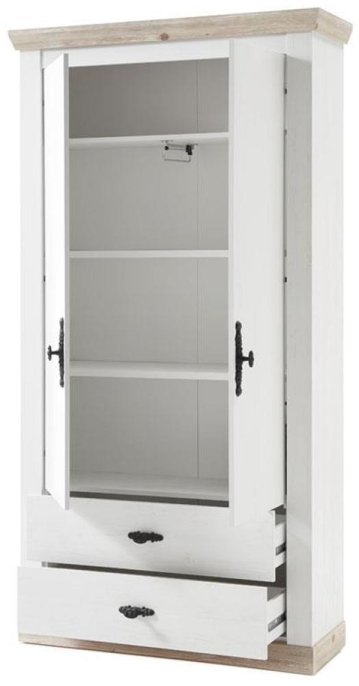 Garderobenset G4 FLORENZ Flurmöbel Oslo Pinie weiß Bild 1