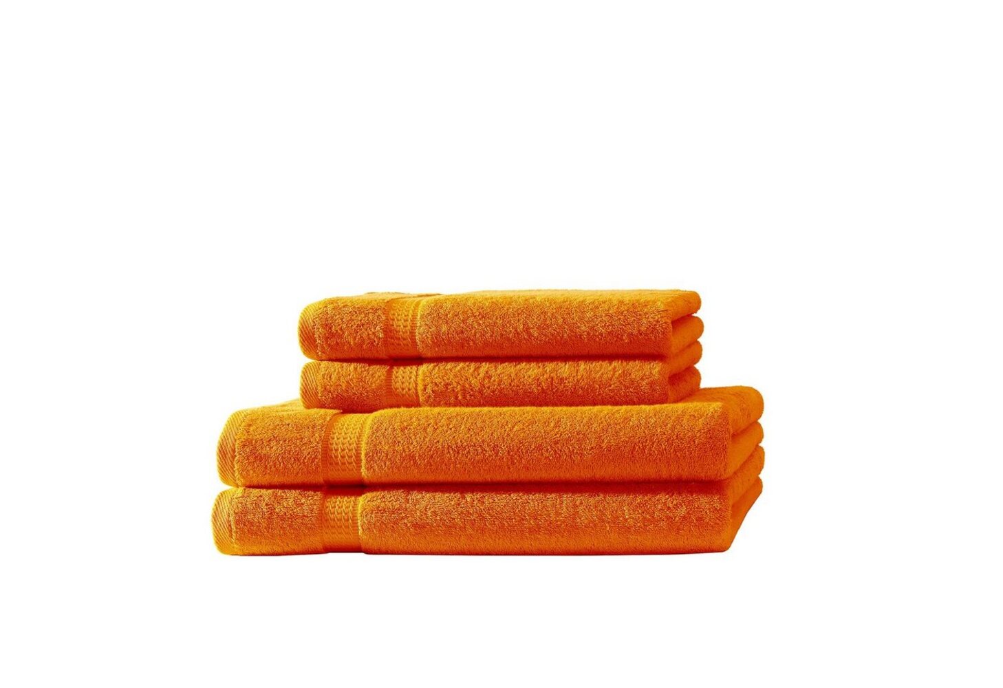 Hometex Premium Textiles Handtuch in Premium Qualität 500 g/m², Feinster Frottier-Stoff 100% Baumwolle, 2x Duschtuch + 2 Handtuch, Kuschelig weich, saugfähig, Extra schwere, flauschige Hotel-Qualität Bild 1