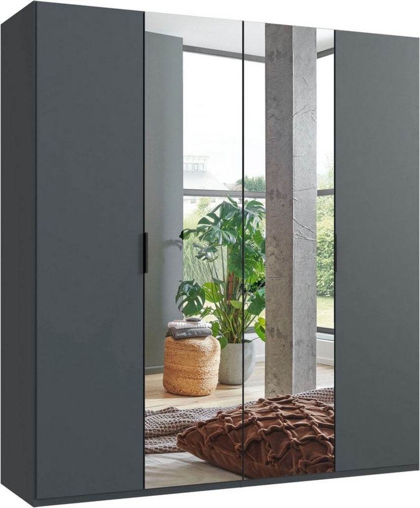 Wimex Kleiderschrank Oxford by fresh to go, in 3 Breiten, Made in Germany (wahlweise mit oder ohne Spiegel) mit hochwertigen Falttüren für den perfekten Überblick Bild 1