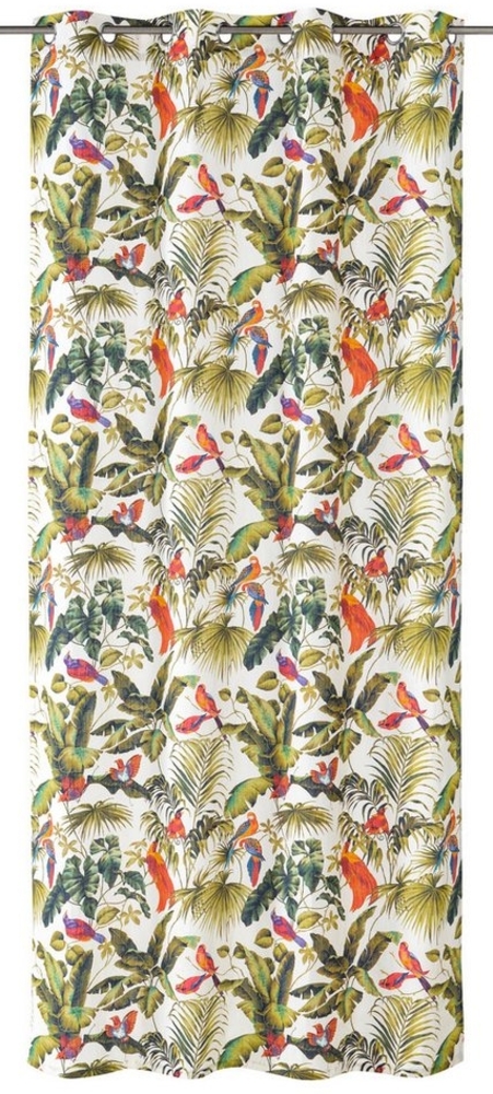 ELBERSDRUCKE Vorhang Ösenschal Jungle bunt blickdicht 255x140cm Gardine Baumwolle (1 St), blickdicht Bild 1