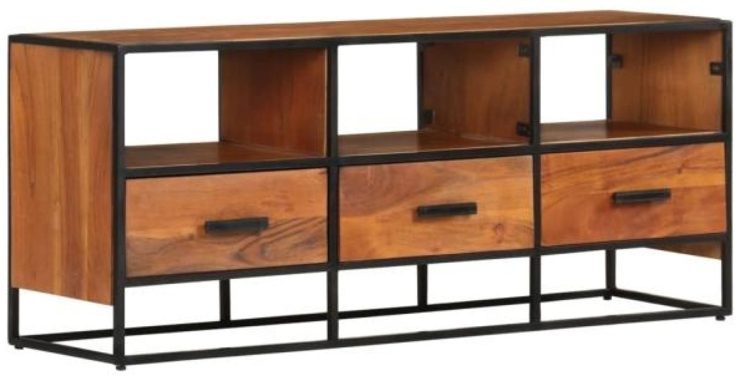 vidaXL TV-Schrank 110x30x45 cm Massivholz Akazie [327450] Bild 1