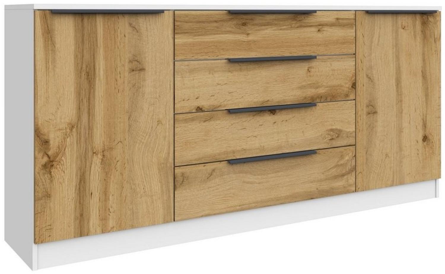 borchardt Möbel Sideboard Vaia, Breite 166cm, 4 Schubkästen Bild 1