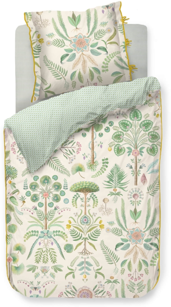 Pip Studio Bettwäsche Bamboleo Off-White Perkal 200 x 200 + 2x 80 x 80 cm Bild 1
