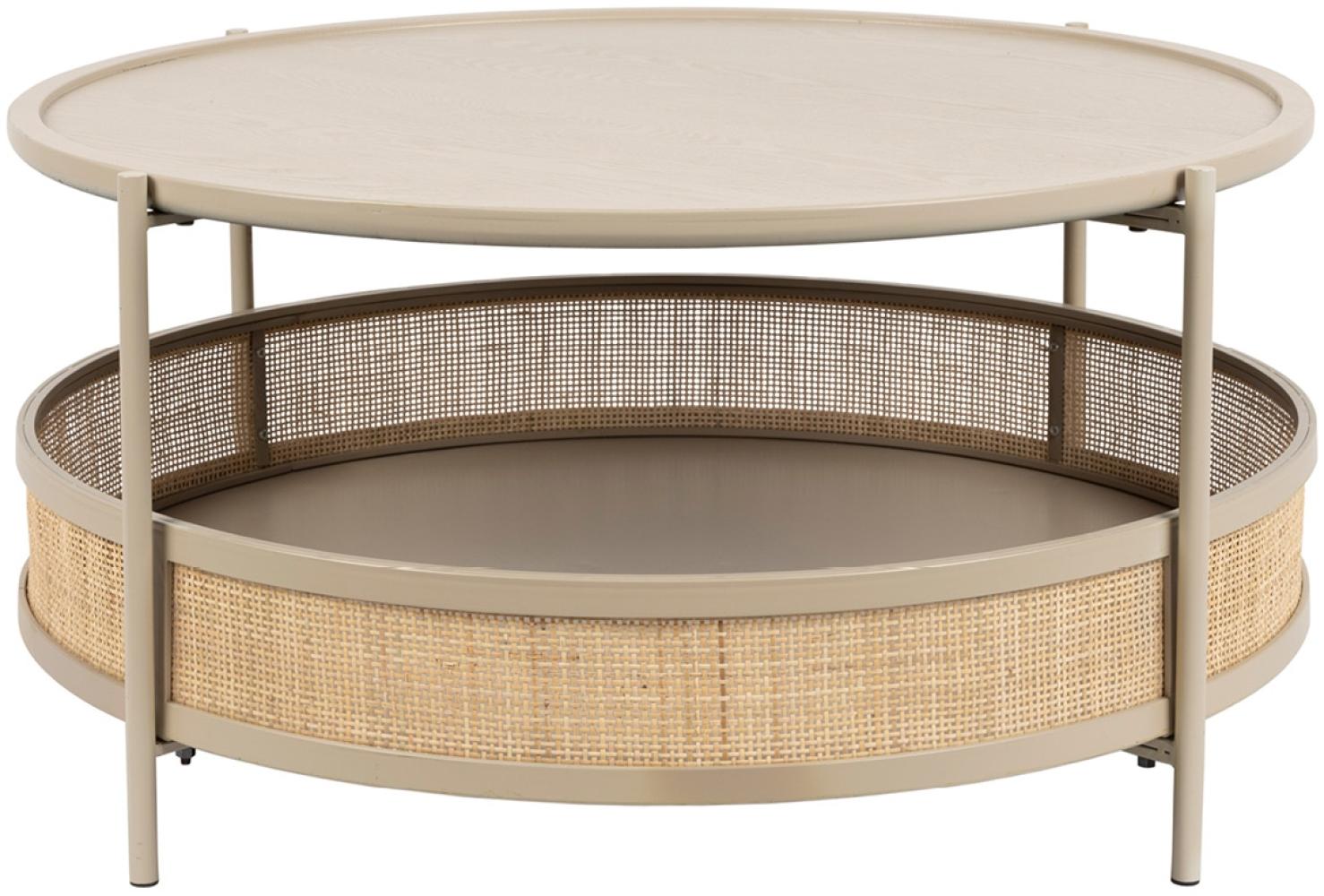 Couchtisch - Mikato - Rattan - Beige Bild 1