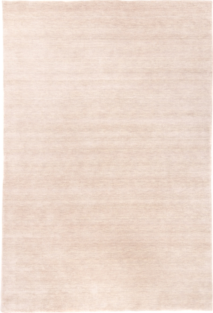Morgenland Gabbeh Teppich - Uni - rechteckig - 140 x 70 - Silber Bild 1