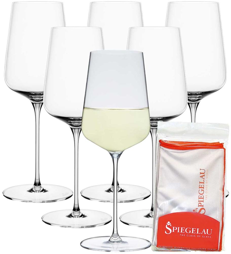 Spiegelau Definition Weißweinglas 430 ml 6er Set + Poliertuch Bild 1