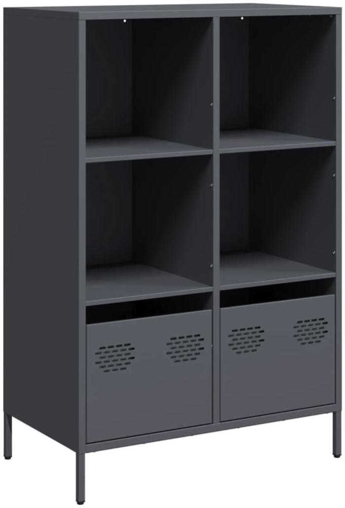 vidaXL Highboard Anthrazit 68x39x103,5 cm Stahl 851384 Bild 1