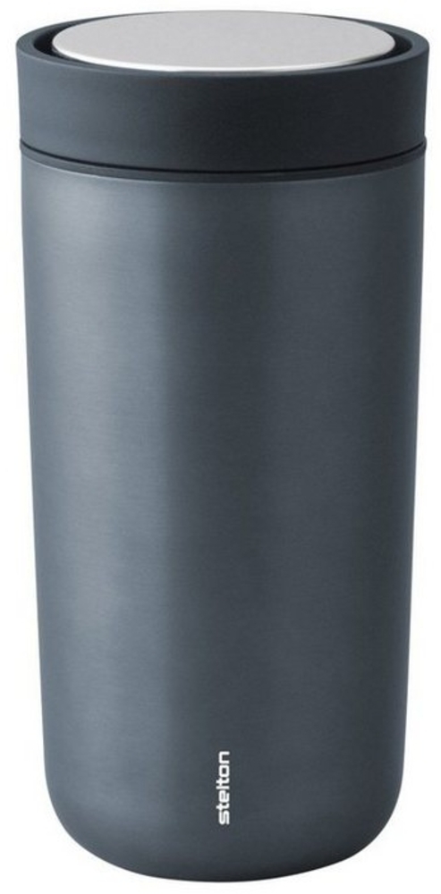 Stelton To Go Click Becher, Thermobecher, Coffee Travel Mug, Edelstahl, Dark Blue Metallic, 340 ml, 685-18 Bild 1