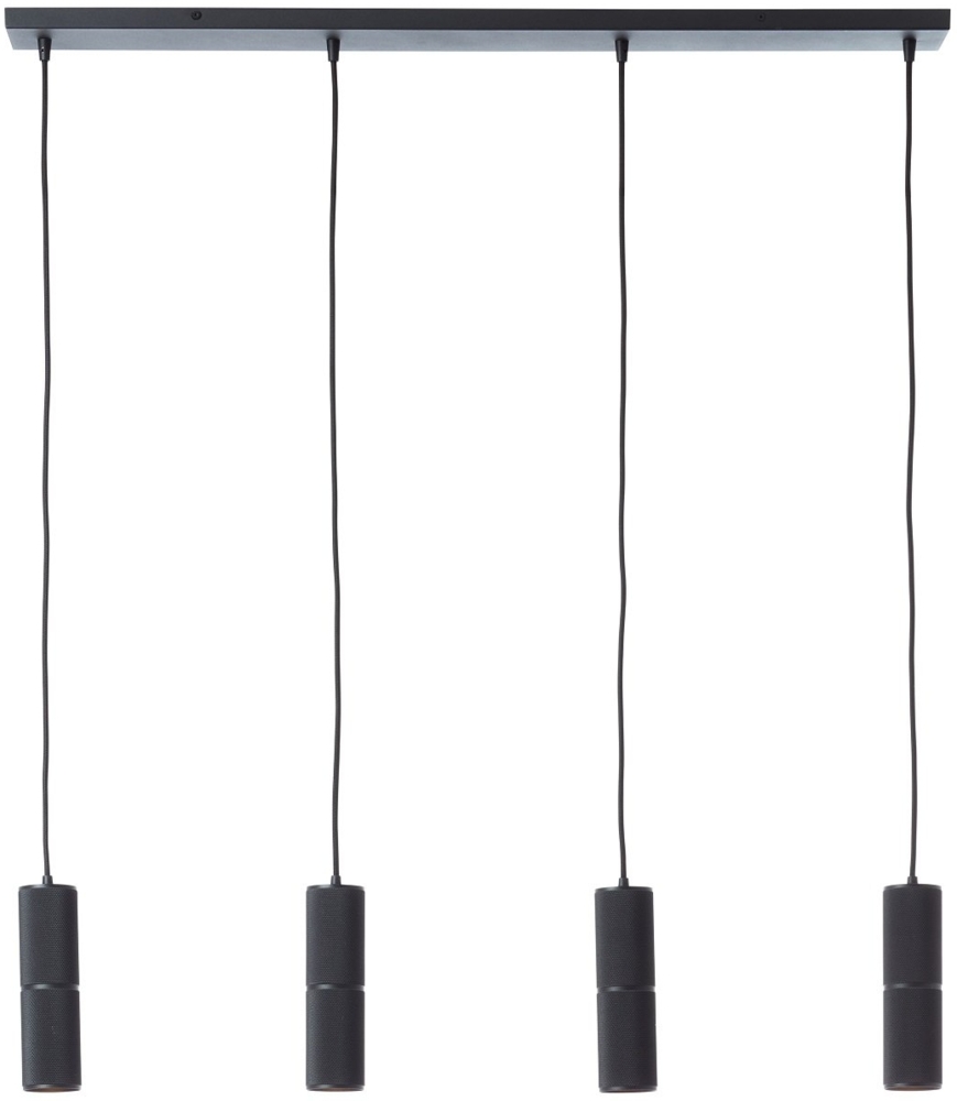 Brilliant AG Leuchten G80052-76 Marty LED Pendelleuchte 4-flammig sand schwarz Bild 1