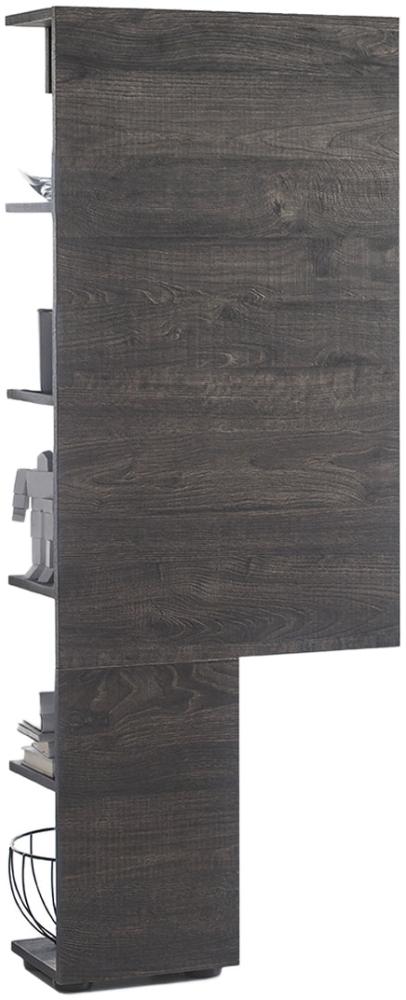 Regal >Dartford I< in Wenge aus MDF - 55x145x22cm (BxHxT) Bild 1