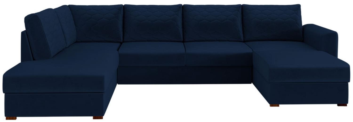 Ecksofa Wilma Premium (Farbe: Magic Velvet 2216 + Magic Velvet P137 2216, Seite: Links) Bild 1