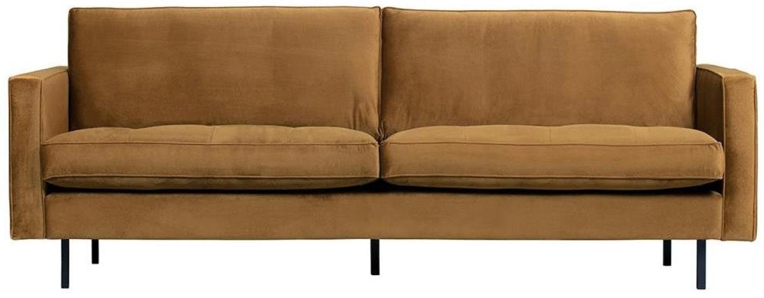 Sofa Rodeo Classic 2,5 Sitzer Samt, Honig Gelb Bild 1