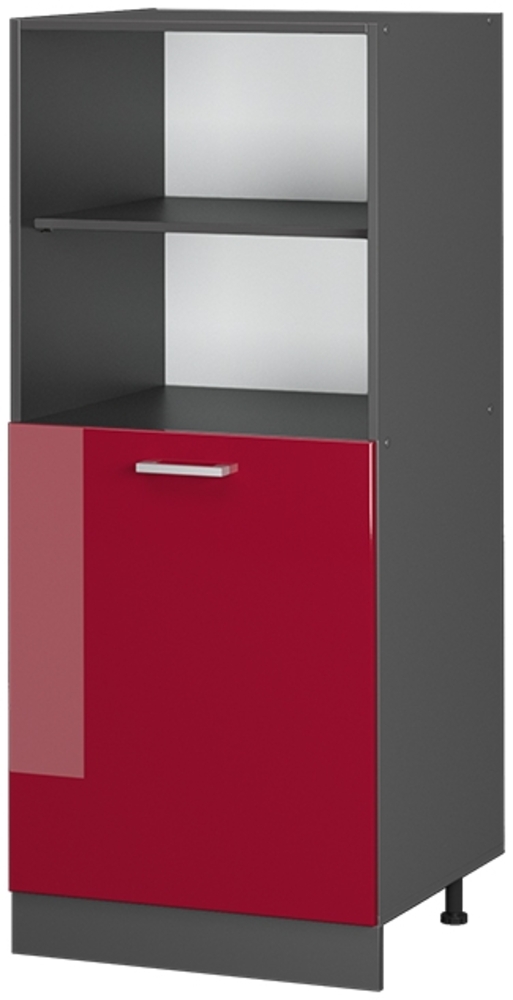 Vicco Herdumbauschrank Bordeaux Hochglanz 60 cm, R-Line Bild 1