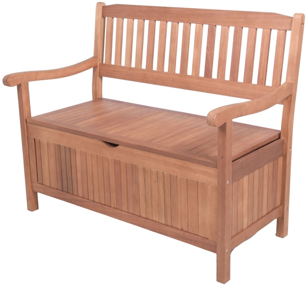 Gartenbank mit Stauraum | 2-Sitzer | Praktische Truhe integriert Bild 1