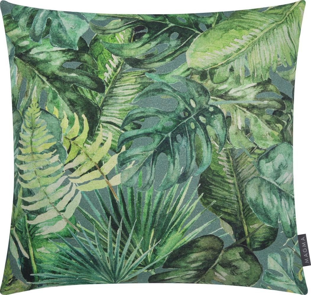 HTI-Living Dekokissen Dekokissen 45x45 Palmenblatt, Sofakissen Kuschelkissen Bild 1