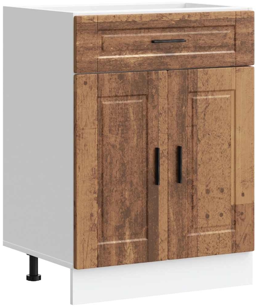 vidaXL Küchenunterschrank Porto Altholz-Optik Holzwerkstoff 853975 Bild 1