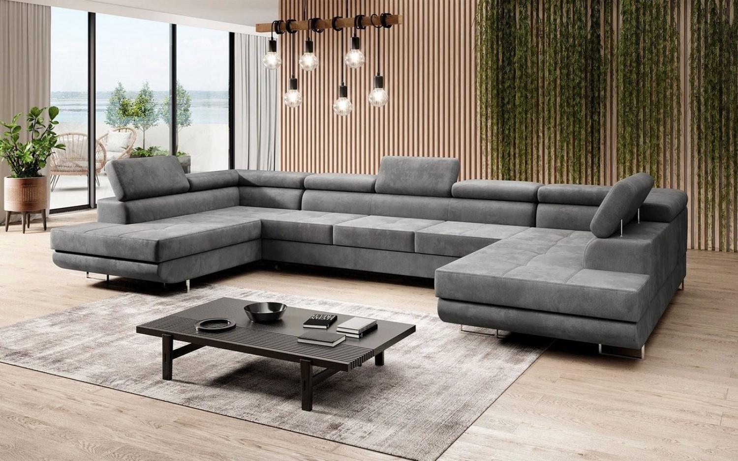 Baidani Sofa Sofa Taormina mit Schlaf- und Klappfunktion (Samt), inkl. Aufbau Bild 1