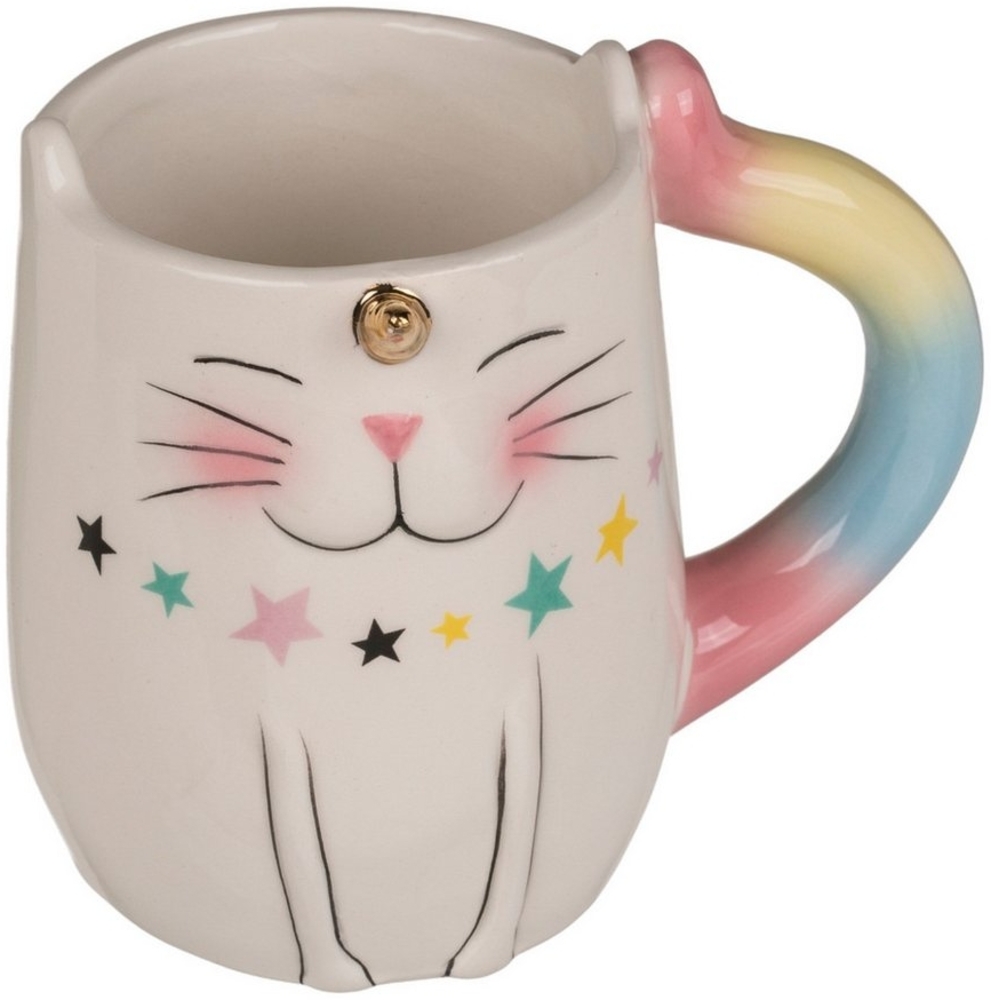 Out of the Blue Tasse Einhorn Katze Kaffeebecher Geschenke für Mädchen Unicorn Tasse aus Bild 1