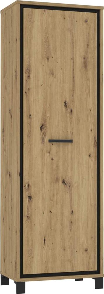 'Trondheim' Garderobenschrank in Artisan Eiche, 1-türig Bild 1