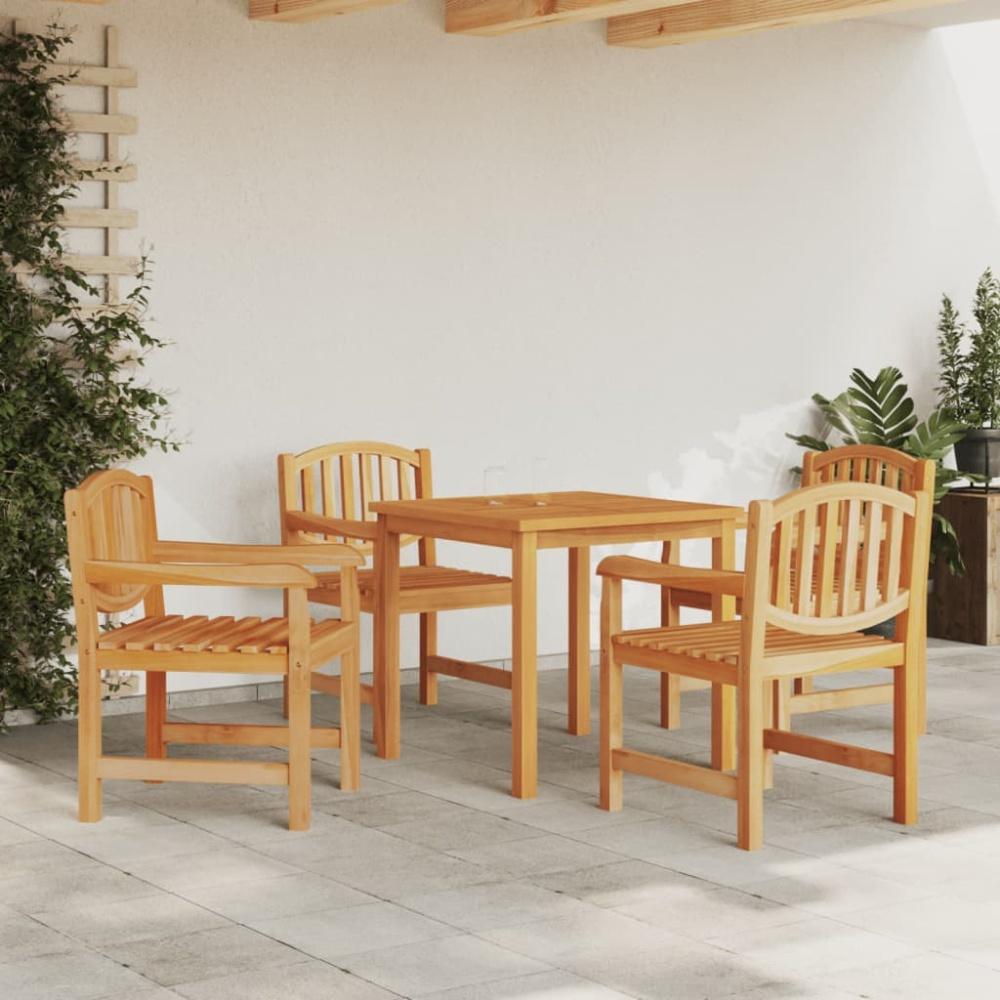 vidaXL 5-tlg. Garten-Essgruppe Massivholz Teak 3157924 Bild 1