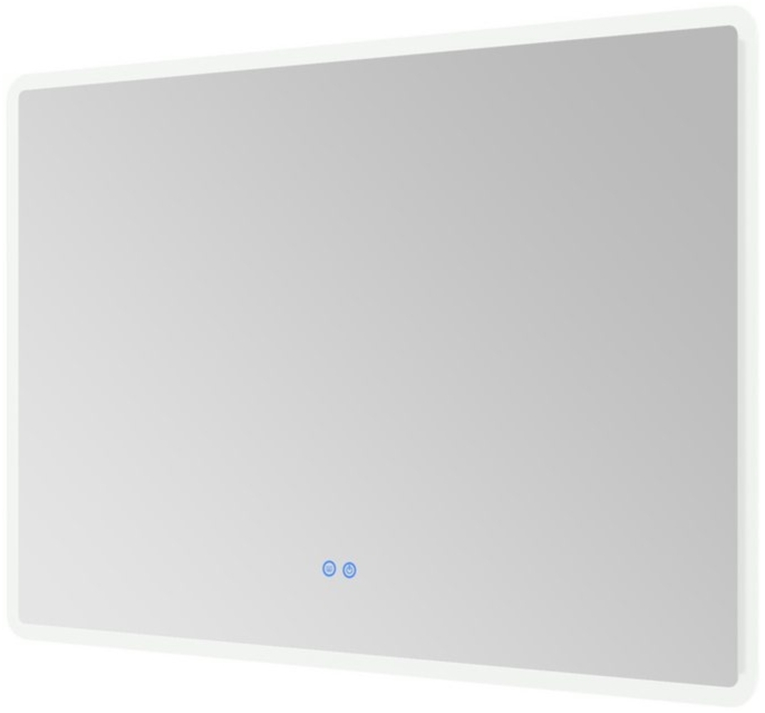 AQUABATOS LED-Lichtspiegel Led Spiegel Lichtspiegel Badspiegel mit Beleuchtung, Kaltweiß Beschlagfrei Energiesparend IP 44 Touch-Sensor Bild 1