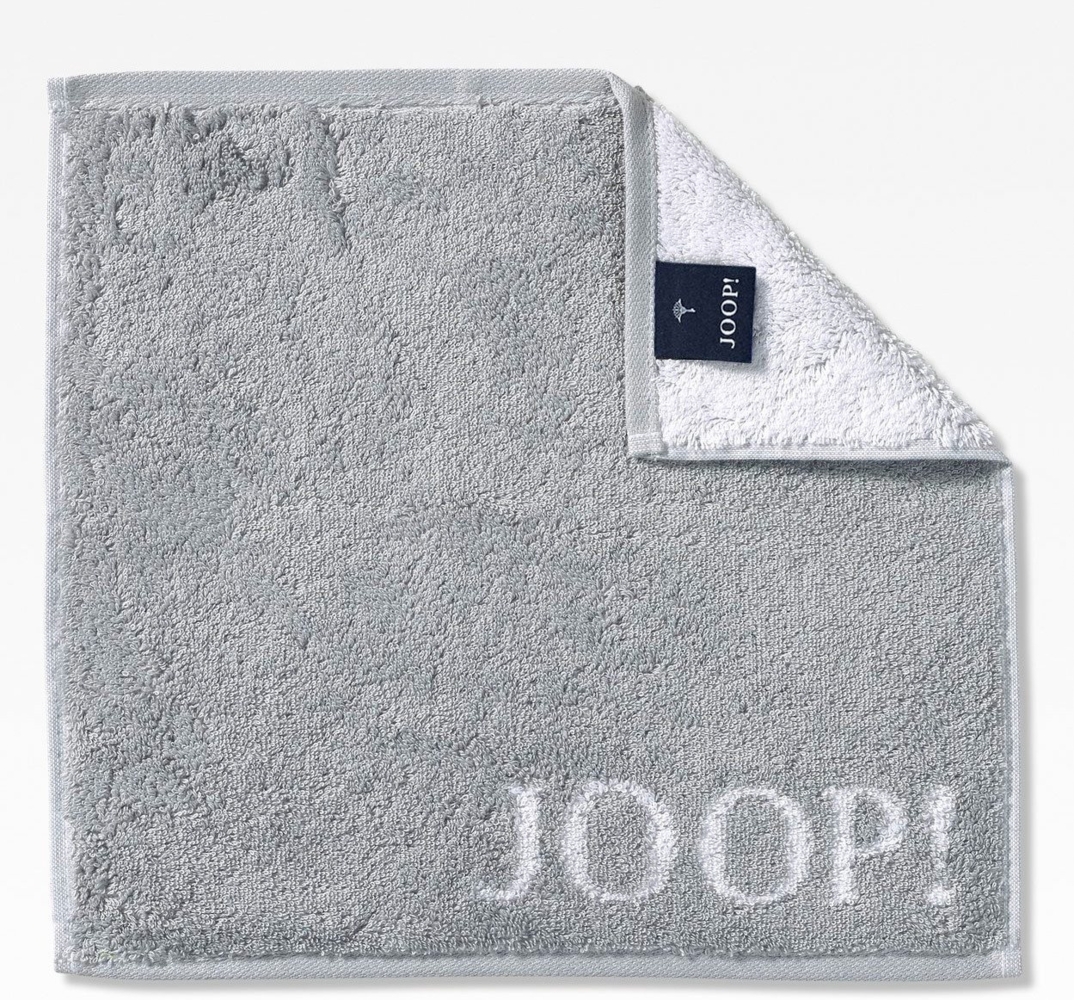 JOOP! Handtücher JOOP! Seiftuch Classic Doubleface 1600, 76 Silber, Baumwolle (1-St) Bild 1