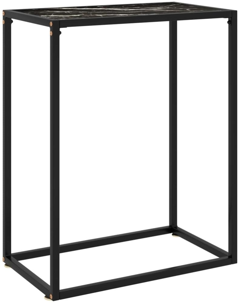 Beistelltisch >Andernach-I< (LxBxH: 60 x 35 x 75 cm) in Schwarz - 60 x 35 x 75 (LxBxH) Bild 1