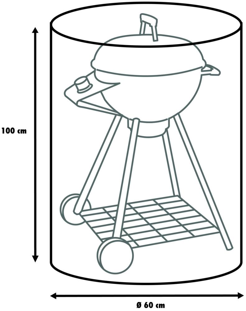 Primaster Schutzhülle Universal ß60x100 cm für Kugelgrills und Water Smoker Bild 1