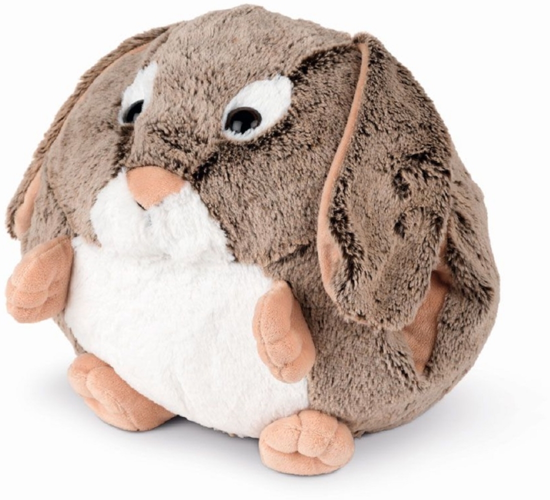 Noxxiez Kuschel-Kissen Handwärmer – Niedliches Kuscheltier für warme Hände Kaninchen Bild 1