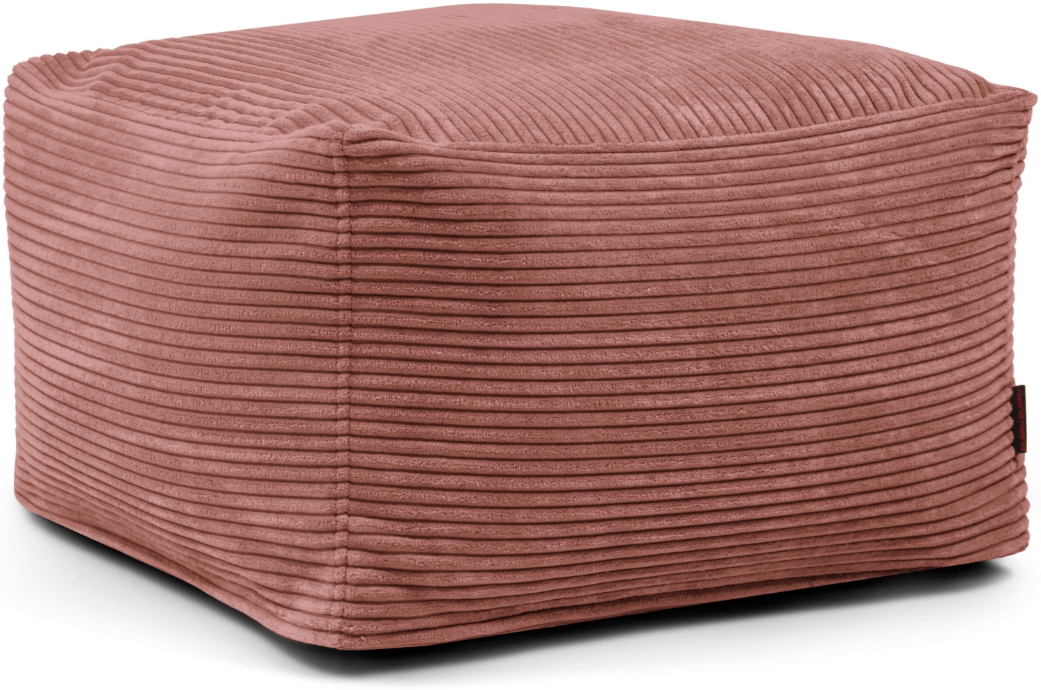 Sitzsack ‘Softbox‘, Bezugstoff - Waves, 100% Polyester, Coral, 40x70x70 cm. Bild 1