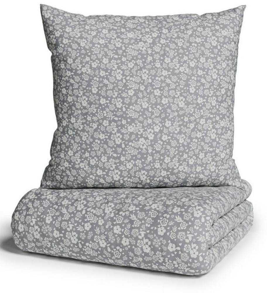 my home Bettwäsche Mariby, Renforcé, 2 teilig, mit feinem Blümchen Design, skandinavisch, romantische Bettwäsche Bild 1