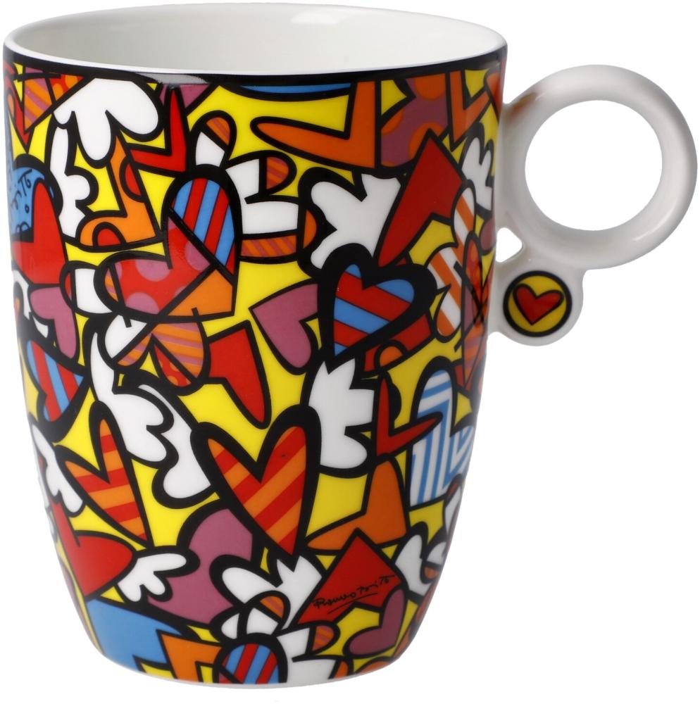 Goebel Künstlertasse Romero Britto - All We Need is Love, Tasse, Becher, Fine Bone China, Bunt, 400 ml, 66452841 Bild 1