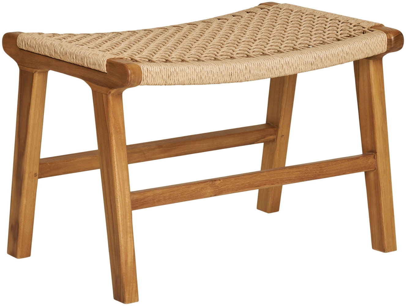 Fußstütze, Teakholz, natur, 60 x 40 x 42 cm Bild 1